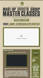 Mobile Screenshot of megmakeupmasterclasses.com.au